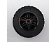 Комплект 2×Wheel 30.4mm D. x 20mm with No Pin Holes and Reinforced Rim with Black Tire 49.5 x 20 (56145 / 15413) 56145c05