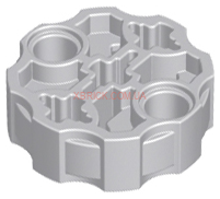 Hero Factory Weapon Barrel with 2 Pin Holes and 3 Axle Holes 98585