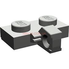 Hinge Plate 1 x 2 Locking with 1 Finger on Side /зубья на выступе/44567