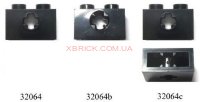 Technic, Brick 1 x 2 with Axle Hole 32064