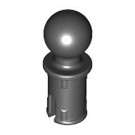 Technic, Pin with Friction Ridges Lengthwise and Towball 6628