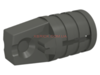 Hinge Cylinder 1 x 2 Locking with 1 Finger and Axle Hole on Ends 30552