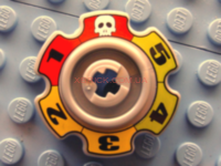 Technic Tread Sprocket Wheel Small with Glatorian Game Pattern  57520pb01 