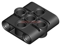 Technic, Pin Connector Block, Liftarm 1 x 3 x 3 39793
