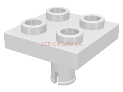 Plate, Modified 2 x 2 with Pin on Bottom 2476