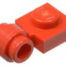 Modified 1 x 1 with Light Attachment - Thick Ring 4081b