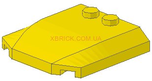 WEDGE 4 X 4 X 2/3 TRIPLE CURVED 45677