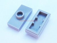 PLATE, MODIFIED 1 X 2 WITH 1 STUD WITH GROOVE AND INSIDE STUD HOLDER (JUMPER) 15573 
