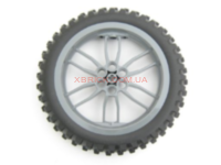 Комплект 2*Wheel 75mm D. x 17mm Motorcycle with Black Tire 100.6mm D. Motorcycle (88517 / 11957----88517c02)