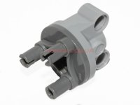 Technic, Steering Axle with 2 Pin Holes, Complete Assembly with Dark Bluish Gray Wheel Hub 11950c01