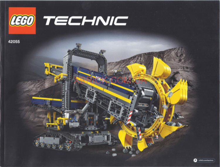 Инструкция 42055 Bucket Wheel Excavator/НОВАЯ В УПАКОВКЕ+НАКЛЕЙКИ/ 