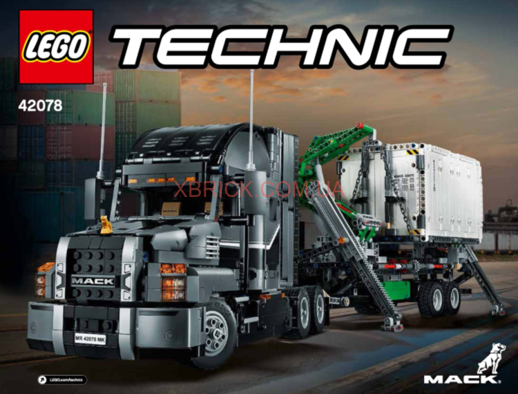 Инструкция 42078 Mack Anthem/в идеальном состоянии/ 