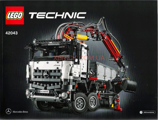 Инструкция 42043 Mercedes-Benz Arocs 3245 /в хорошем состоянии/ 