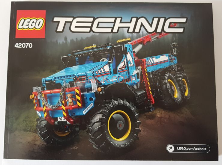 Инструкция 42070 6x6 All Terrain Tow Truck /в хорошем состоянии/  