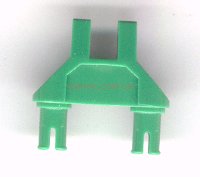 TECHNIC, PIN DOUBLE TRIANGLE 1 X 3 WITH 2 CLIPS 47994
