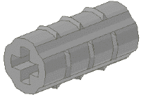 Technic, Axle Connector (Ridged Undetermined Type) 6538