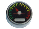 Tile, Round 1 x 1 with Gauge with Red Pointer Pattern 98138pb010