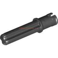 Black Technic, Axle Pin 3L with Friction Ridges Lengthwise and 2L Axle 18651
